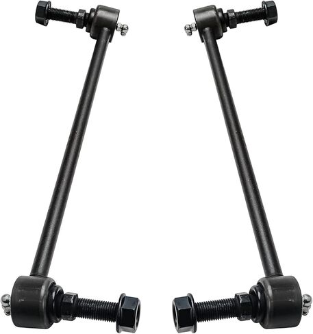 Detroit Axle-Front 6pc Tie Rods Bars for 11-18 Ford Explorer 13-18 Unterceptor Utility ، 4 نهايات قضيب Tie Inner الخارجي 2 Sway Bar Links 2013 2014 2015 2015 2017 2018 استبدال in Saudi Arabia