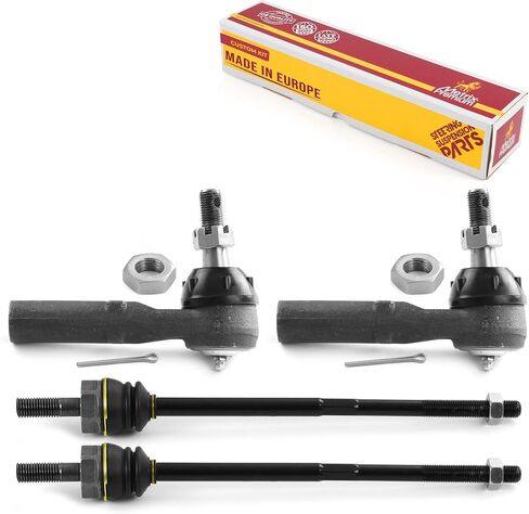 Metrix Premium Chassis Parts-4 PC inner و Outer Tie Rod end Kit Fits 09-22 Chevrolet Express 4500 ، 06-22 Express 2500 ، 03-05 GMC Savana 2500 RWD ، 03-22 Savana 3500 ، ES80277 ، ES3609 ، Made in Europe in Saudi Arabia