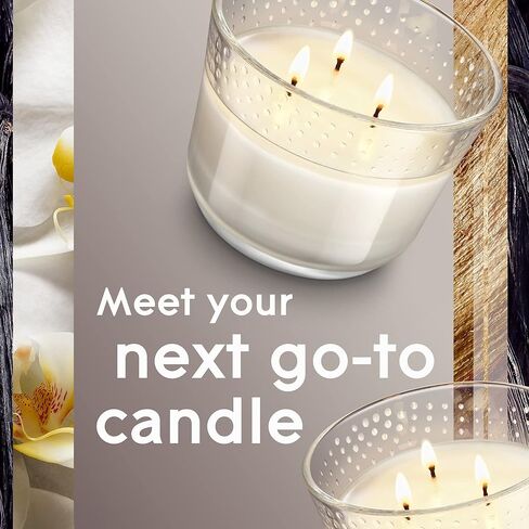 أمواج شمعة Glade Candle Aqua ، شمعة العطر مملوءة بالزيوت الأساسية ، شمعة معطر الهواء ، شمعة 3-Wick ، 6.8 أوقية in Saudi Arabia