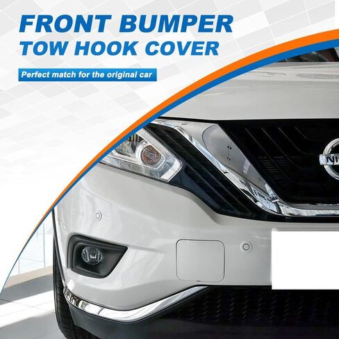 CAR MOBER PROFT TOR TOW COVER CAPE CAPE TOWING EYE FOR NISSAN MURANO 2015 2016 2017 2018 622A0-5AA1H (Pearl White ، Right Raptender Side) in Saudi Arabia