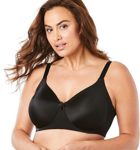 Comfort Choice Women's Plus Size Back-Smoothing Wireless T-Shirt Bra in Saudi Arabia