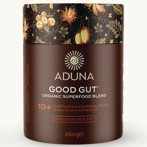 Aduna Advanced Superfood Digestion Blend | 100% Organic Powder for Smoothies/Juices & Yoghurt | 250g Resealable and Recyclable Pack in Saudi Arabia