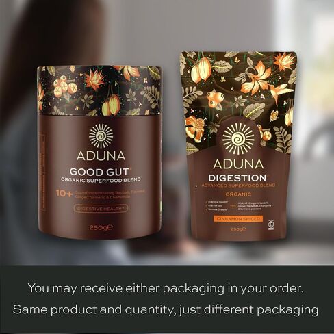 Aduna Advanced Superfood Digestion Blend | 100% Organic Powder for Smoothies/Juices & Yoghurt | 250g Resealable and Recyclable Pack in Saudi Arabia
