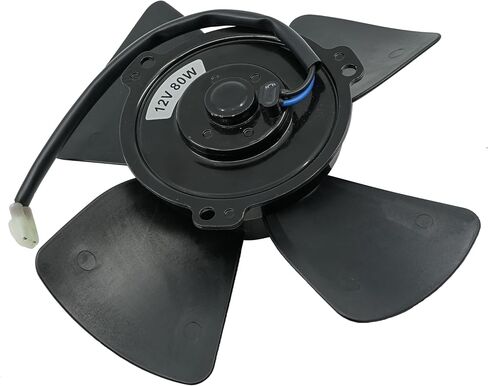 Caltric 19030-HL4-A01 19020-HN7-000 Radiator Fan Compatible with Honda Pioneer 1000 SXS1000M3 2016-2021 19030-HL4-A01 in Saudi Arabia