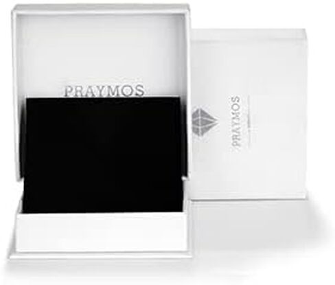 Praymos 925 Sterling Silver Snake/Shark Rings حلقة مفتوحة قابلة للتعديل للنساء مع مربع المجوهرات حجم 7-9 in Kuwait