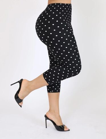 نساء coquette capri pants مرنة الخصر الخصر الطول نحيل كابري طماق جانبية in Saudi Arabia