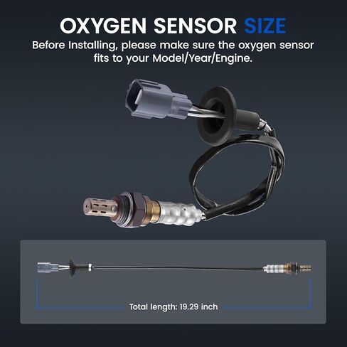 مستشعر Oxygen O2 234-4622 و 234-9049 متوافق مع Toyota 2007 2008 2008 2010 2011 Camry ، 2006 2007 2008 RAV4 2.4L L4 ؛ 1pcs في المنبع و 1pcs مستشعر الأوكسجين البديل في اتجاه مجرى النهر in Saudi Arabia