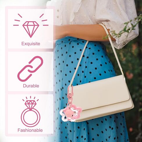 سلسلة Keychain Star Star ، Candy Color Acrylic Pentagram keychain Stars Charms Bell Keychains Clip Clip in Saudi Arabia