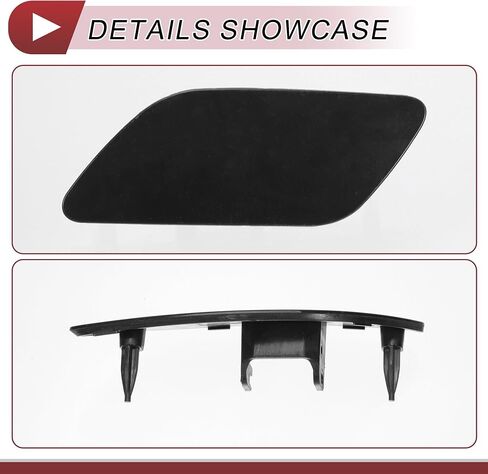 1 Pcs Front Left Side Bumper Headlight Washer Nozzle Cover Cap for Audi A6 C7 2012-2017 Bumper Trim Nozzle Cover No.4G0955275 Unpainted Plastic in Saudi Arabia