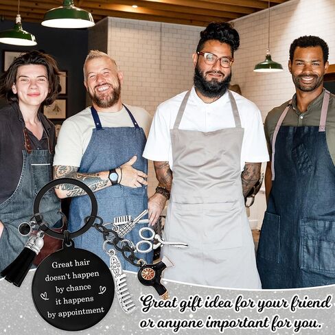 مصفف الشعر هدايا المفاتيح ، مفاتيح مصفف الشعر للنساء مع مجفف الشعر مشط ، سحر مقص هدية عيد ميلاد in Kuwait