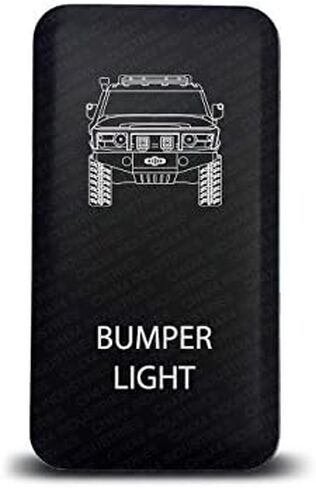 CH4x4 Push Switch for Toyota FJ Cruiser 12V 3Amp - Bumper Lights Symbol - Amber LED in Saudi Arabia