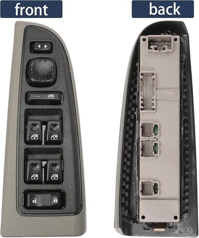 89045129 مفتاح النافذة الرئيسية مع مفتاح مرآة قابلة للطي لعام 2003-2006 Silverado Avalanche Suburban Tahoe Sierra Yukon Escalade Light Gray Bezel 15883319 15883320 in Saudi Arabia