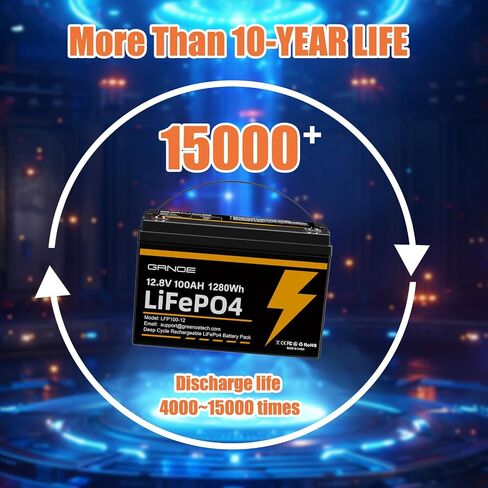 12V 100AH LIFEPO4 Lithium Battery Group 31 (4 pack) مع 100A BMS ، حماية منخفضة الإيقاع حتى 15000 دورة عميقة قابلة لإعادة الشحن للربع البحري والنظام الشمسي والنظام الشمسي والسيارة والمقطورة والنسخ الاحتياطي in Saudi Arabia