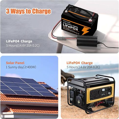 12V 100AH LIFEPO4 Lithium Battery Group 31 (4 pack) مع 100A BMS ، حماية منخفضة الإيقاع حتى 15000 دورة عميقة قابلة لإعادة الشحن للربع البحري والنظام الشمسي والنظام الشمسي والسيارة والمقطورة والنسخ الاحتياطي in Saudi Arabia