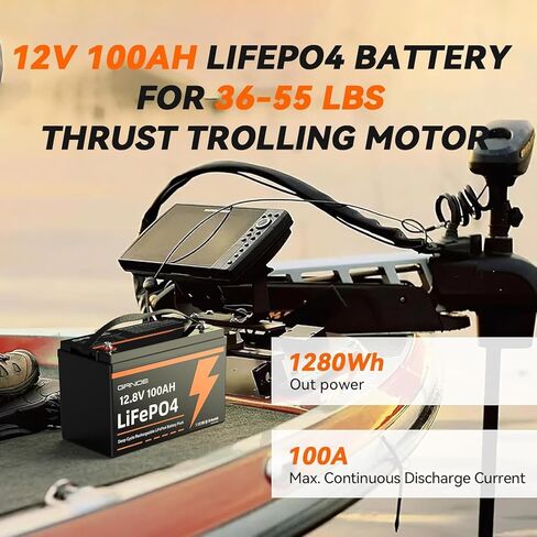 12V 100AH LIFEPO4 Lithium Battery Group 31 (4 pack) مع 100A BMS ، حماية منخفضة الإيقاع حتى 15000 دورة عميقة قابلة لإعادة الشحن للربع البحري والنظام الشمسي والنظام الشمسي والسيارة والمقطورة والنسخ الاحتياطي in Kuwait
