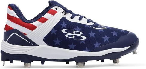 Boombah Viper Men's Metal Cleat - USA One Nation - أحجام متعددة in Saudi Arabia