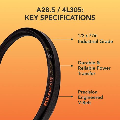 PIX - A21 / 4L230, V- Belt, A/4L, 1/2 x 23in OC in Saudi Arabia