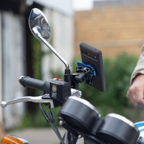 Quad Lock Brake/Clutch Motorcycle Phone Mount with Vibration Dampener and MAG Phone Case for Galaxy S23+ in Saudi Arabia