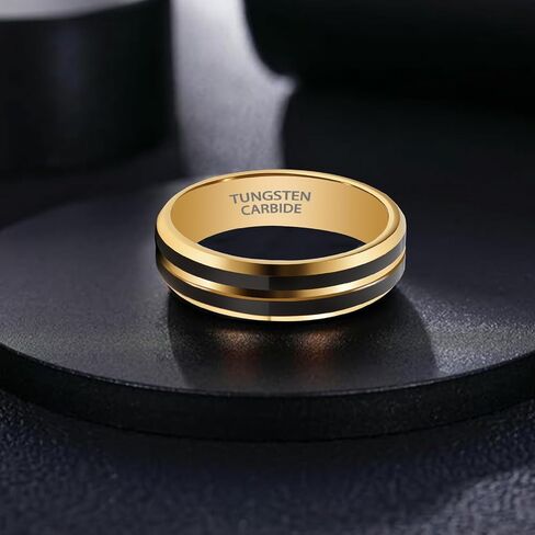 SX.man&sog Tungsten rings for Men or Women,Two Tone Design Tungsten Carbide Wedding Ring for Men or Women in Saudi Arabia