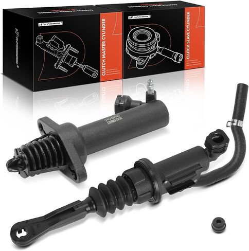 A-Premium Clutch Master Cylinder and Clutch Slave Cylinder Compatible with Jeep JK Series Wrangler 2007-2012, Replace# 52060132AC, 52060133AC, 2-PC Set in Saudi Arabia