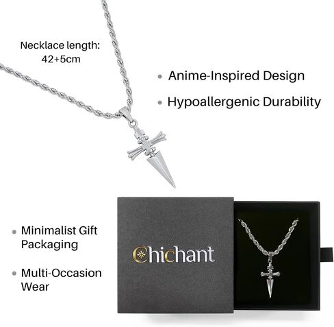 Anime Accessories Judgement Chain Necklace H-X-H Pendant Men's Jewelry,Anime Lover in Saudi Arabia
