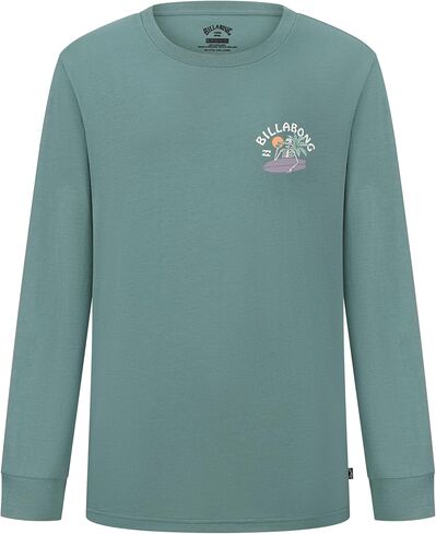 Billabong Boys' Premium Long Sleeve Logo Graphic T-Shirt, Regular Fit in Kuwait
