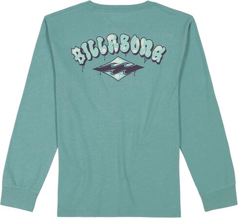 Billabong Boys' Premium Long Sleeve Logo Graphic T-Shirt, Regular Fit in Kuwait