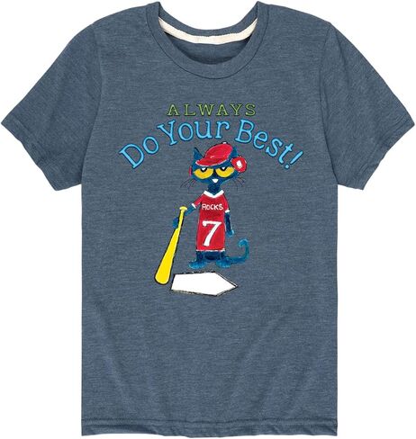 Pete the Cat - Always Do Your Best - Toddler and Youth Short Sleeve Graphic T-Shirt in Saudi Arabia