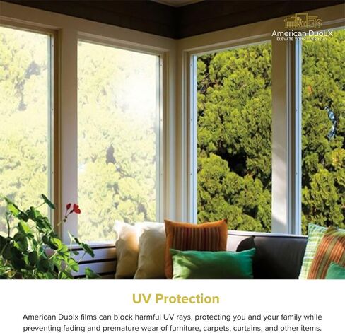 فيلم نافذة الخصوصية - لون نافذة One Way For Home ، Office - Anti UV ، حظر الشمس - الحجم الكبير - Silver 20 ، Tint Mirror - SEE Out Out. (36 "x295") in Saudi Arabia