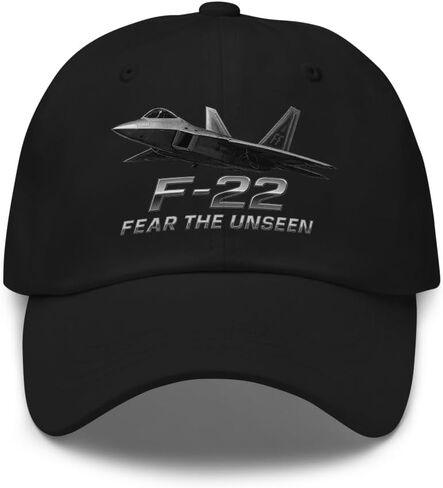F-22 Raptor Stealth Jet Dad Hat-خوف من غطاء الطيران العسكري غير المرئي in Kuwait