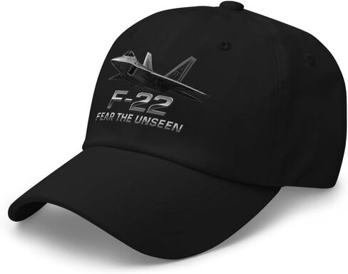 F-22 Raptor Stealth Jet Dad Hat-خوف من غطاء الطيران العسكري غير المرئي in Kuwait