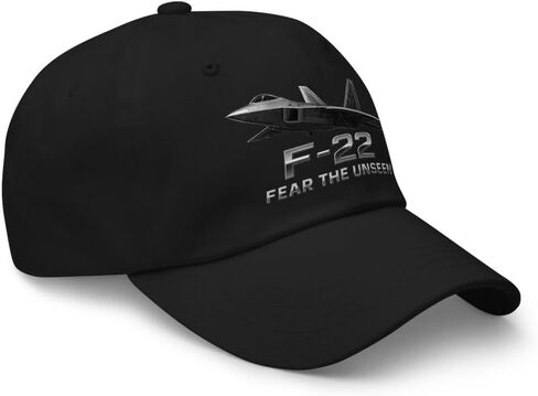 F-22 Raptor Stealth Jet Dad Hat-خوف من غطاء الطيران العسكري غير المرئي in Kuwait