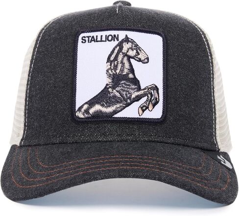 Goorin Bros. The Farm Unisex Original Adjustable Snapback Trucker Hat, Denim (The Stallion), One Size in Saudi Arabia
