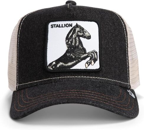 Goorin Bros. The Farm Unisex Original Adjustable Snapback Trucker Hat, Denim (The Stallion), One Size in Saudi Arabia