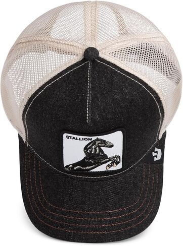 Goorin Bros. The Farm Unisex Original Adjustable Snapback Trucker Hat, Denim (The Stallion), One Size in Saudi Arabia