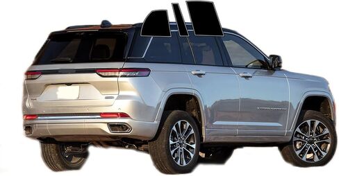 Precut Window Tint Film Front Two Door Windows Tint Film Cars Sun Blocking Protection Privacy Anti Shatter Glass 2 Ply Computer Cut Any Tint Shade for Jeep Grand Cherokee 4Door 2022-2024 in Saudi Arabia