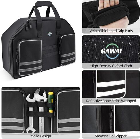 Tour Pack Organizer, Motorcycle Tour Pack Liner Bag 40L Compatible with Harley Davidson Street Glide, Electra Glide, Road Glide, Road King, Travel Luggage Organizer Bag for Motorcycle Trunk in Kuwait