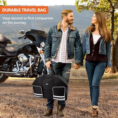 Tour Pack Organizer, Motorcycle Tour Pack Liner Bag 40L Compatible with Harley Davidson Street Glide, Electra Glide, Road Glide, Road King, Travel Luggage Organizer Bag for Motorcycle Trunk in Kuwait