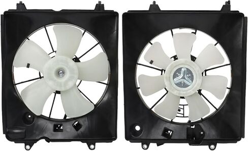 2 PCS مروحة تبريد الرادياتير و A/C مروحة المكثف مجموعة HO3115155 استبدال لهوندا CR-V 2010-2011 in Kuwait