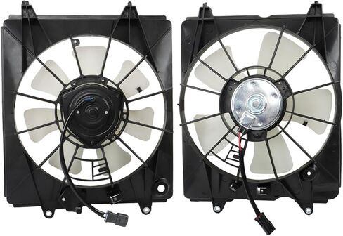 2 PCS مروحة تبريد الرادياتير و A/C مروحة المكثف مجموعة HO3115155 استبدال لهوندا CR-V 2010-2011 in Kuwait
