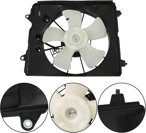 2 PCS مروحة تبريد الرادياتير و A/C مروحة المكثف مجموعة HO3115155 استبدال لهوندا CR-V 2010-2011 in Kuwait