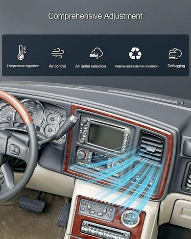رافعة التحكم A/C ملائمة لـ Cadillac GMC C1500 C2500 C3500 K1500 K2500 K3500 1988-2000 ، HVAC LEVER استبدال 52487131 52487132 in Saudi Arabia
