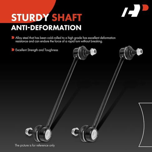 A-Premium 2 X Front Front Sway Bar Links Bar Bar Bar ، متوافقة مع Ford Fiesta 2011-2019 ، EcoSport 2018-2022 & Toyota Yaris 2019-2020 ، Yaris IA 2017-2018 & Mazda CX-3 ، 2 & Scion IA in Saudi Arabia