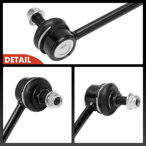 A-Premium 2 X Front Front Sway Bar Links Bar Bar Bar ، متوافقة مع Ford Fiesta 2011-2019 ، EcoSport 2018-2022 & Toyota Yaris 2019-2020 ، Yaris IA 2017-2018 & Mazda CX-3 ، 2 & Scion IA in Saudi Arabia
