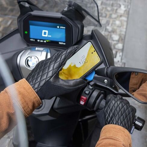 Quad Lock Mirror Motorcycle Phone Mount with Vibration Dampener and MAG Phone Case for iPhone 11 Pro in Saudi Arabia