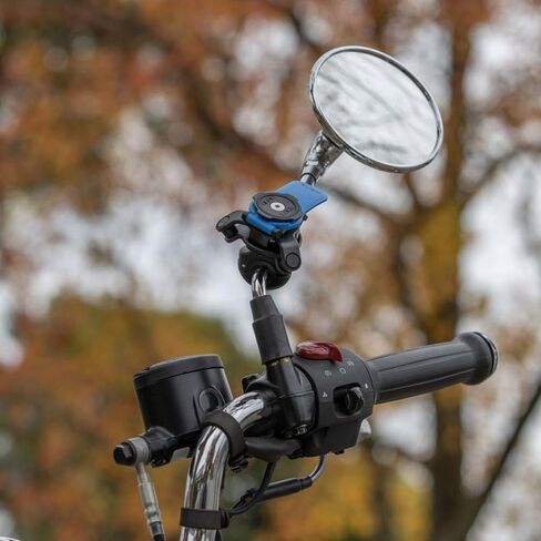 Quad Lock Mirror Motorcycle Phone Mount with Vibration Dampener and MAG Phone Case for iPhone 11 Pro in Saudi Arabia