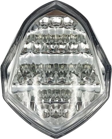 Clear Motorcycle Rear Tail Light DRL Red Light Amber Dynamic Turn Signal, Compatible with Suzuki GSX-R 1000 2003-2004, Motorcycle Rear Turn Signal Tail Stop Light in Saudi Arabia