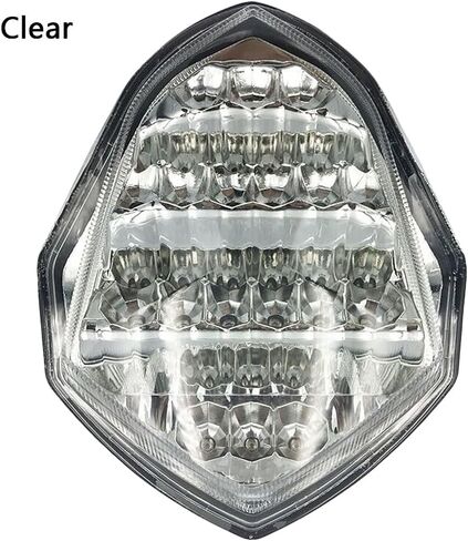 Clear Motorcycle Rear Tail Light DRL Red Light Amber Dynamic Turn Signal, Compatible with Suzuki GSX-R 1000 2003-2004, Motorcycle Rear Turn Signal Tail Stop Light in Saudi Arabia