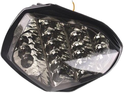 ضوء انعقاد نارية خلف لبرنامج نارية نارية صافية Drl Red Light Amber Dyber Dynamic Turn ، متوافق مع Suzuki GSX-R 1000 2003-2004 ، ضوء إيقاف إشارة الدوران الخلفي للدراجة النارية in Saudi Arabia