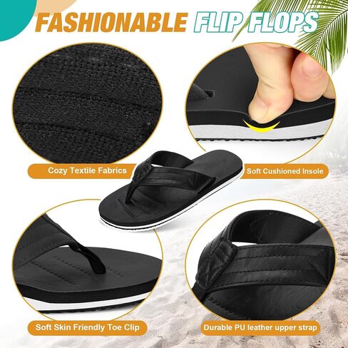 Haolira Mens Flip Flops Arch Super in Kuwait